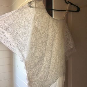 Off the shoulder Maurice’s lace top